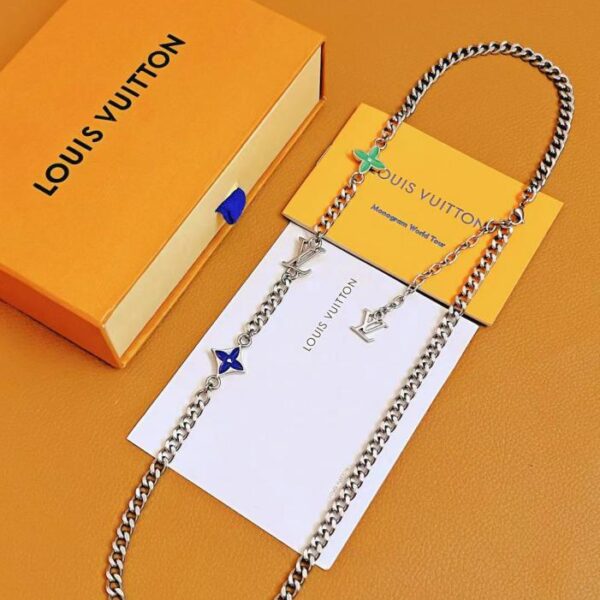 Collana Louuis Vuitton Monogram Row (1E79)