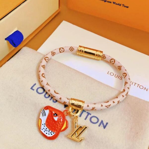 replica,repliche,fake,1:1,earrings,bracelet,ring,jewelry Bracciale Louis Vuitton Animali (F17E)