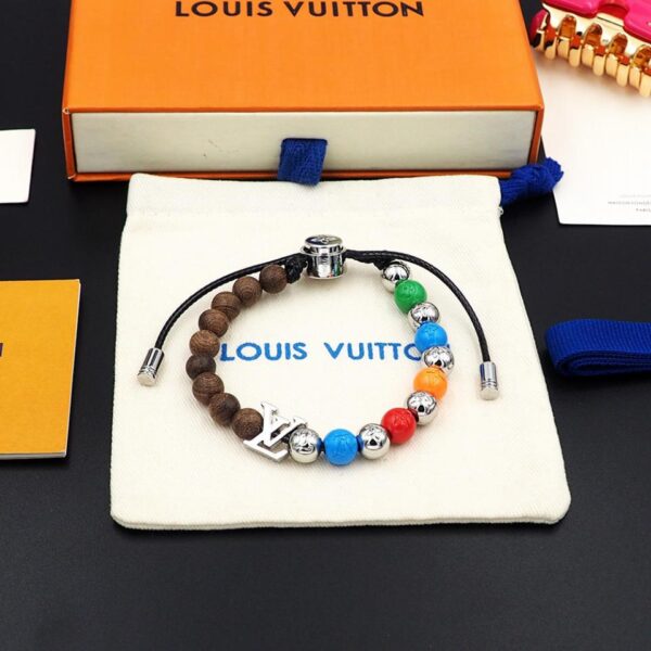 replica,repliche,fake,1:1,earrings,bracelet,ring,jewelry Bracciale Louis Vuitton con perline (819F)