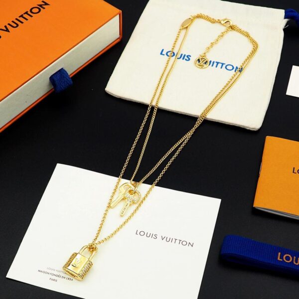 Collana con lucchetto Louis Vuitton (88B2)