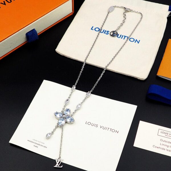 replica,repliche,fake,1:1,earrings,bracelet,ring,jewelry Collana abbagliante Louis Vuitton (316D)