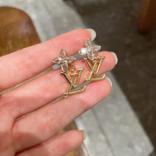 replica,repliche,fake,1:1,earrings,bracelet,ring,jewelry Orecchini a bottone Louis Vuitton (E910)