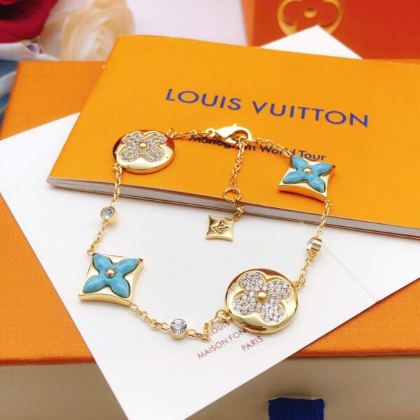 replica,repliche,fake,1:1,earrings,bracelet,ring,jewelry Louuis Vuitton ultimo braccialetto blu presbiopia (0C1E)