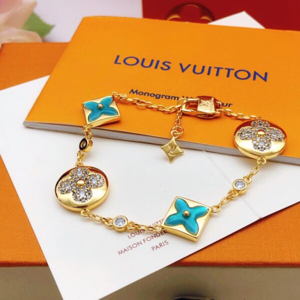 replica,repliche,fake,1:1,earrings,bracelet,ring,jewelry Bracciale Louuis Vuitton ultimo sprite verde (5F61)