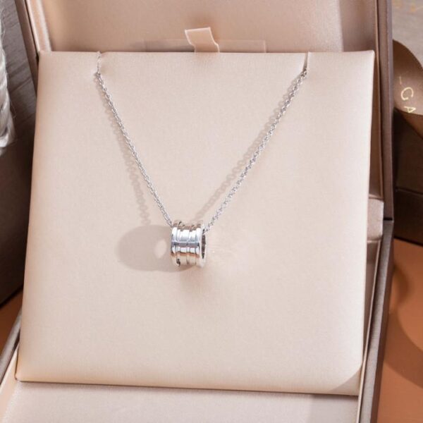replica,repliche,fake,1:1,earrings,bracelet,ring,jewelry Collana a molla Bulgari in argento sterling BV (A97E)