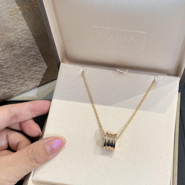 replica,repliche,fake,1:1,earrings,bracelet,ring,jewelry Collana primaverile classica Bulgari, serie B.zero (739E)