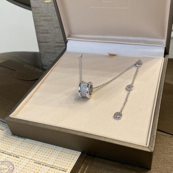 replica,repliche,fake,1:1,earrings,bracelet,ring,jewelry Collana Bvlgari piccola a vita grande serie B.zero modello classico (261B)