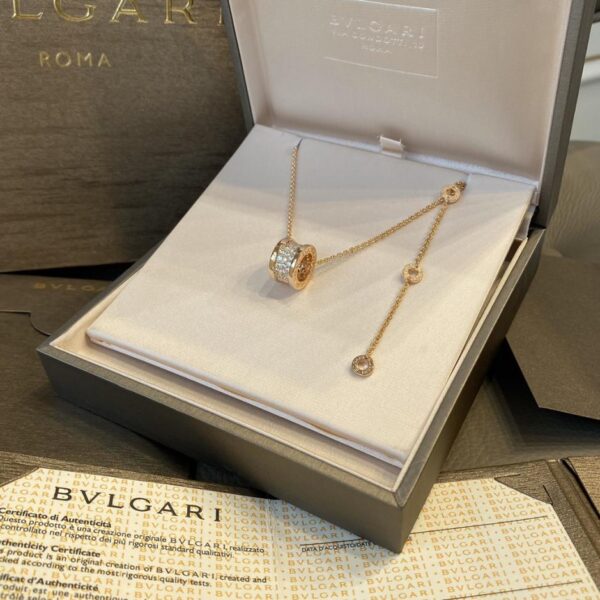 replica,repliche,fake,1:1,earrings,bracelet,ring,jewelry Collana Bvlgari piccola a vita grande serie B.zero modello classico (6710)