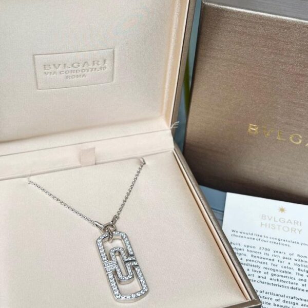 replica,repliche,fake,1:1,earrings,bracelet,ring,jewelry Collana con diamanti Bvlgari Graffetta (8868)