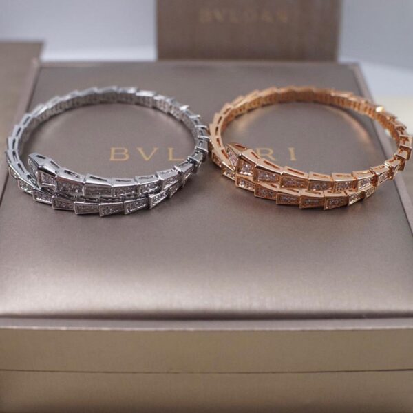 replica,repliche,fake,1:1,earrings,bracelet,ring,jewelry Bracciale serpente stretto Bvlgari (02DF)