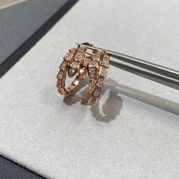 Orecchini Bulgari bv a forma di serpente serie SERPENTI VIPER (CF13)