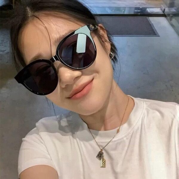 replica,repliche,fake,1:1,earrings,bracelet,ring,jewelry Occhiali da sole polarizzati con montatura rotonda alla moda DIOR