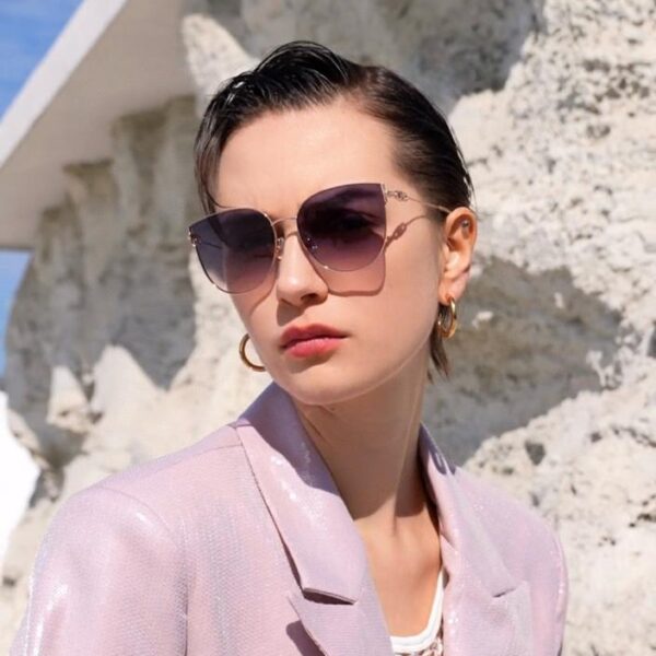 replica,repliche,fake,1:1,earrings,bracelet,ring,jewelry Occhiali da sole DIOR Fashion con montatura rotonda Occhiali da sole da guida da donna