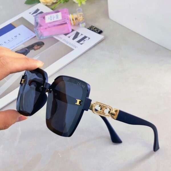 replica,repliche,fake,1:1,earrings,bracelet,ring,jewelry Occhiali da sole Celine nuovi occhiali da sole a mezza montatura Arc de Triomphe