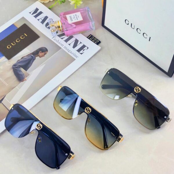 replica,repliche,fake,1:1,earrings,bracelet,ring,jewelry GUCCI nuovi occhiali da sole con montatura grande alla moda in un unico pezzo