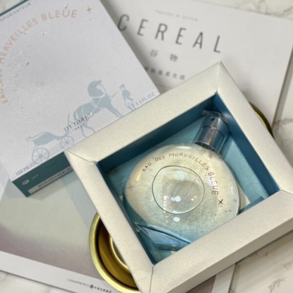 replica,repliche,fake,1:1,earrings,bracelet,ring,jewelry Hermes erba di semi di luce stellata blu arancione 100ml (3FCD)