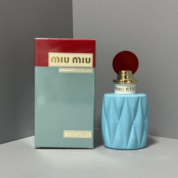 MIU MIU profumo flacone 100ml tappo rosso blu (182F)