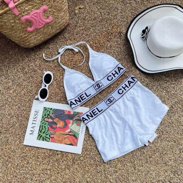 replica,repliche,fake,1:1,earrings,bracelet,ring,jewelry Nuovo costume da bagno bikini Chanel️