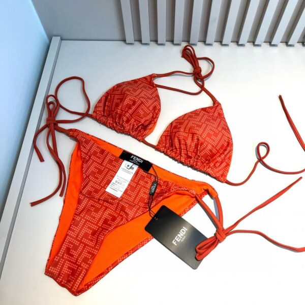 replica,repliche,fake,1:1,earrings,bracelet,ring,jewelry Nuovo bikini stampato FD Fendi️