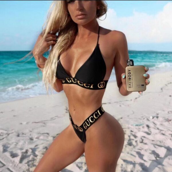 replica,repliche,fake,1:1,earrings,bracelet,ring,jewelry Gucci nuovissimo set costume da bagno diviso 👙bikini, reggiseno con reggicalze in rete stampata con logo abbronzante + slip in rete con lettere