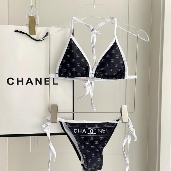 replica,repliche,fake,1:1,earrings,bracelet,ring,jewelry Il nuovo costume da bagno bikini Chanel👙
