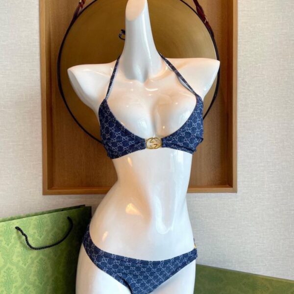 replica,repliche,fake,1:1,earrings,bracelet,ring,jewelry Nuovo bikini blu Gucci (con coppe)