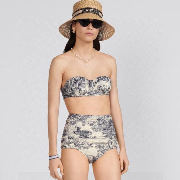 replica,repliche,fake,1:1,earrings,bracelet,ring,jewelry Bikini Dior a fascia separato con spalline removibili