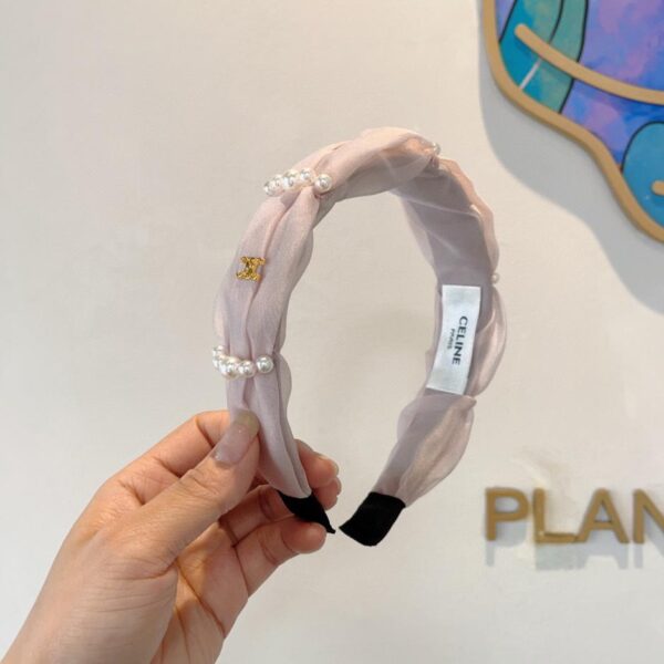 replica,repliche,fake,1:1,earrings,bracelet,ring,jewelry Viene fornito con la confezione CELINE nuova fascia per capelli semplice intrecciata con perle