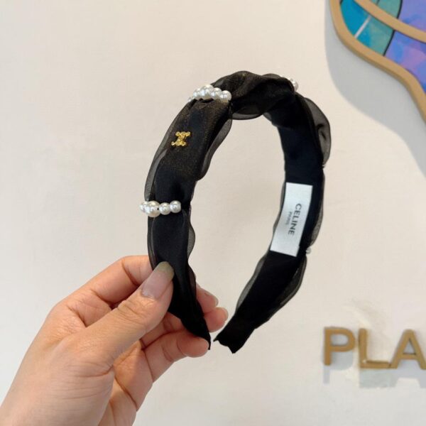 replica,repliche,fake,1:1,earrings,bracelet,ring,jewelry Viene fornito con la confezione CELINE nuova fascia per capelli semplice intrecciata con perle