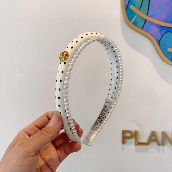 replica,repliche,fake,1:1,earrings,bracelet,ring,jewelry Con confezione HERMES Nuovo prodotto coreano, piccola fascia per capelli con perle fresche