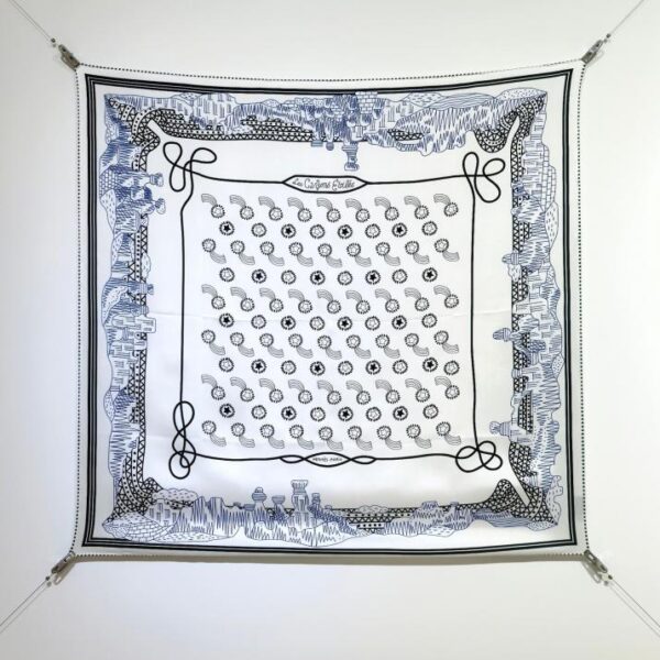 SHMS2510 18mm double face 90x90cm twill di seta Hermès