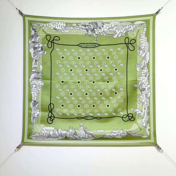 SHMS2510 18mm double face 90x90cm twill di seta Hermès