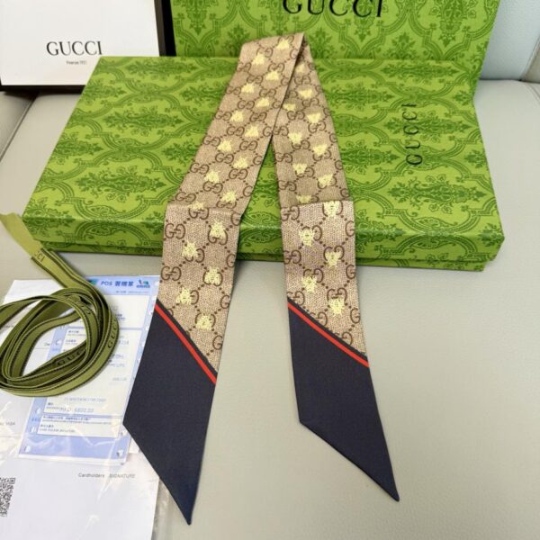 replica,repliche,fake,1:1,earrings,bracelet,ring,jewelry Ape placcata oro🦋Nastro in seta doppio strato GUCCI💕