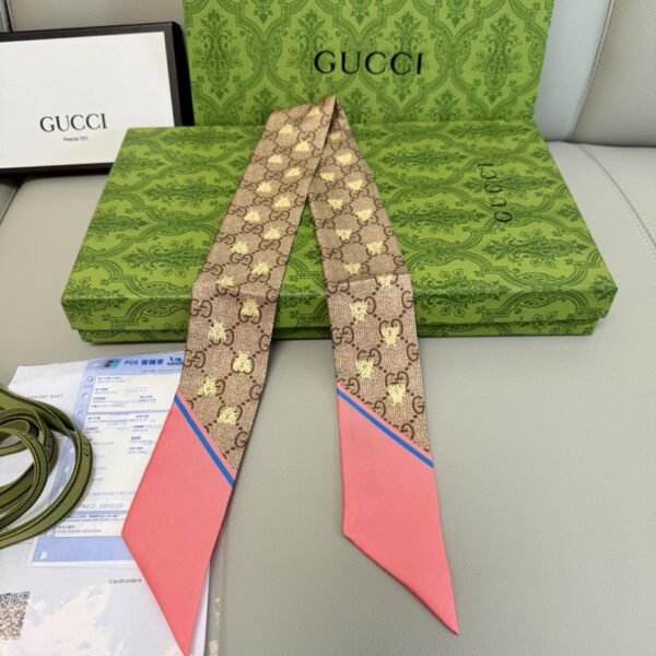 replica,repliche,fake,1:1,earrings,bracelet,ring,jewelry Ape placcata oro🦋Nastro in seta doppio strato GUCCI💕