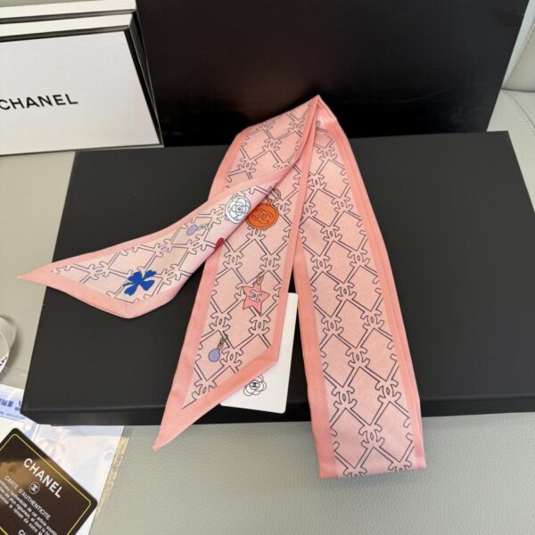 replica,repliche,fake,1:1,earrings,bracelet,ring,jewelry Sciarpa Chanel in seta doppio strato