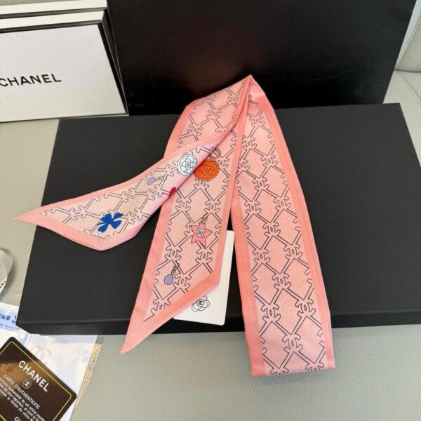 replica,repliche,fake,1:1,earrings,bracelet,ring,jewelry Sciarpa Chanel in seta doppio strato