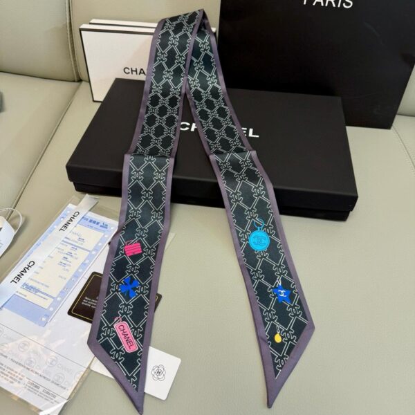 replica,repliche,fake,1:1,earrings,bracelet,ring,jewelry Sciarpa Chanel in seta doppio strato