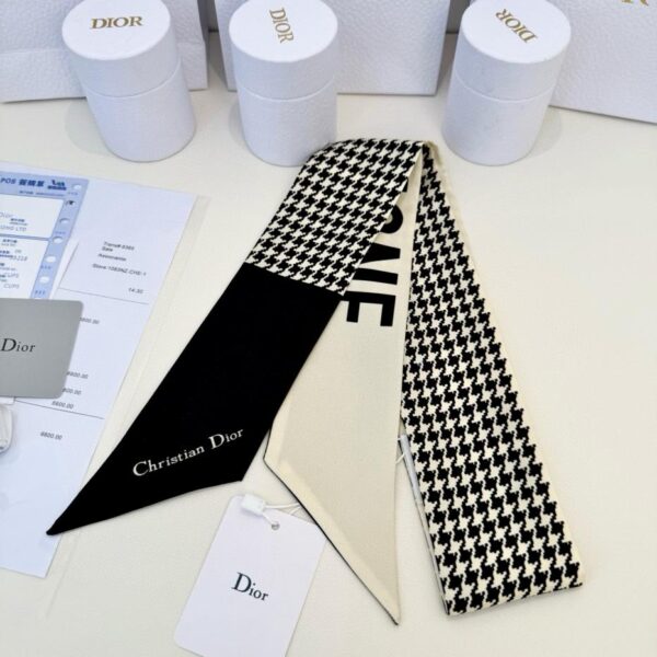 replica,repliche,fake,1:1,earrings,bracelet,ring,jewelry Cerchietto Dior in nastro di seta doppio strato nero,
