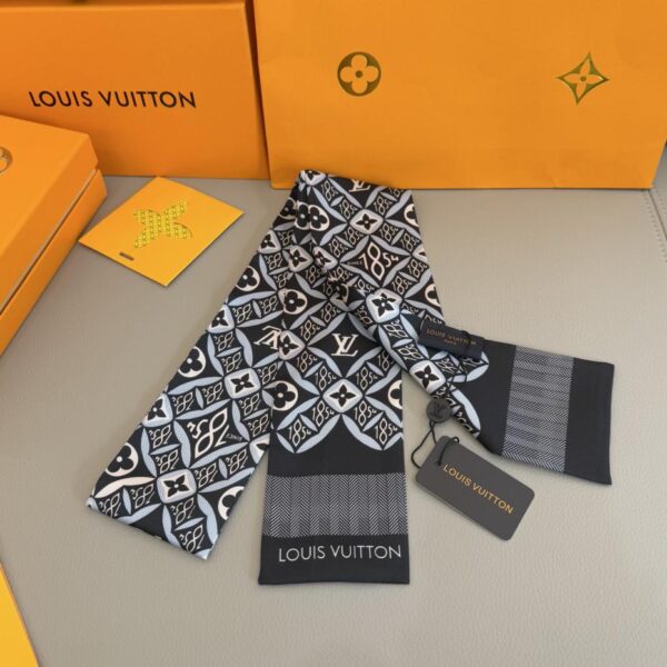 replica,repliche,fake,1:1,earrings,bracelet,ring,jewelry Cerchietto e sciarpa in seta LV 100% seta