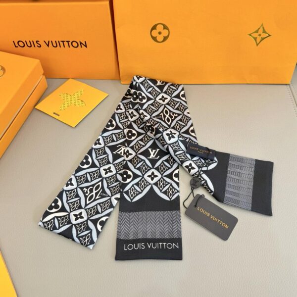 replica,repliche,fake,1:1,earrings,bracelet,ring,jewelry Cerchietto e sciarpa in seta LV 100% seta
