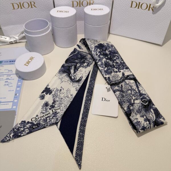 replica,repliche,fake,1:1,earrings,bracelet,ring,jewelry Fascia per capelli con streamer dello zoo della giungla CHSTIAN DIOR