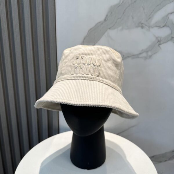 replica,repliche,fake,1:1,earrings,bracelet,ring,jewelry Nuovo cappello da pescatore/berretto da baseball in velluto a coste di Miu Miu in edizione limitata, stesso stile per uomo e donna (CAE8)