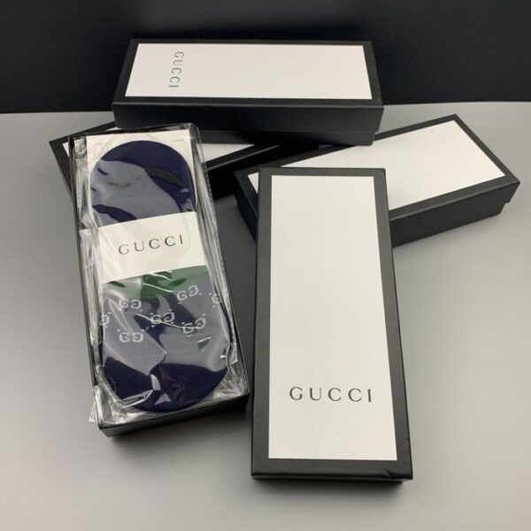 replica,repliche,fake,1:1,earrings,bracelet,ring,jewelry GUCCI nuovi calzini invisibili estivi, qualità puro cotone, comodi e traspiranti, aggiornamento con colla a caldo sul tallone per evitare cadute, 5 paia in una scatola (7835)