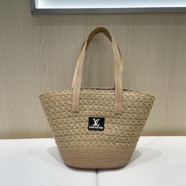 replica,repliche,fake,1:1,earrings,bracelet,ring,jewelry Berretto da baseball Louis Vuitton LouisVuitton nuova borsa francese in paglia di pizzo dolce