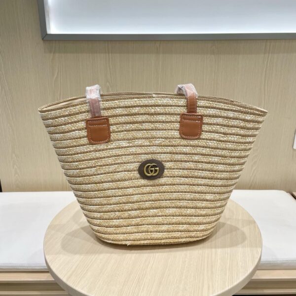 replica,repliche,fake,1:1,earrings,bracelet,ring,jewelry Borsa di paglia versatile e alla moda di Gucci