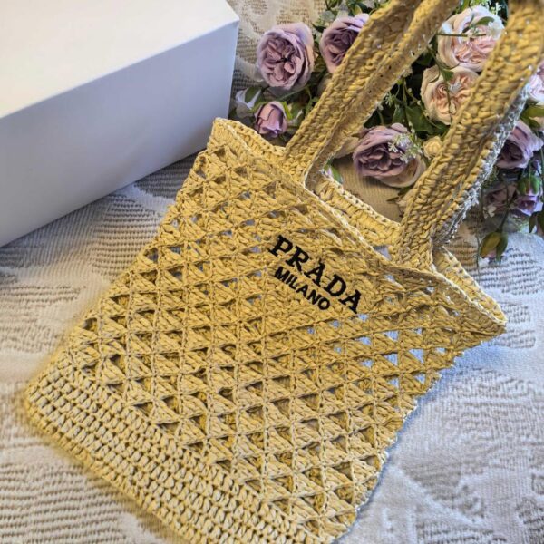 replica,repliche,fake,1:1,earrings,bracelet,ring,jewelry Borsa tote Prada in tessuto