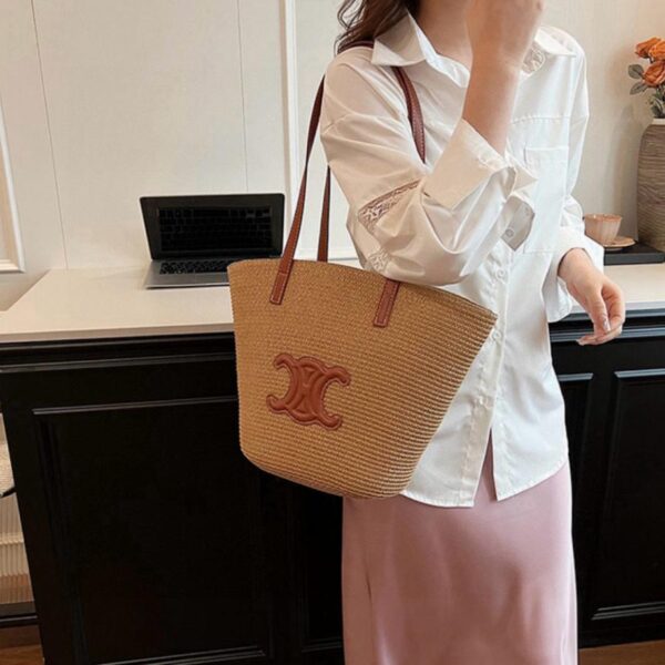 replica,repliche,fake,1:1,earrings,bracelet,ring,jewelry Nuova borsa di paglia Celine