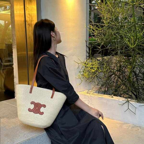 replica,repliche,fake,1:1,earrings,bracelet,ring,jewelry Nuova borsa di paglia Celine