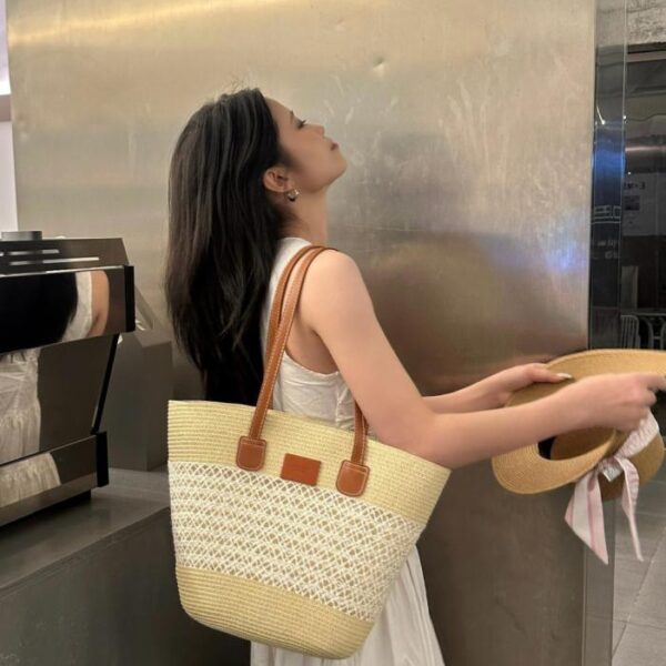 replica,repliche,fake,1:1,earrings,bracelet,ring,jewelry Sito ufficiale di Hermes, borsa in paglia, borsa in rafia intrecciata a mano