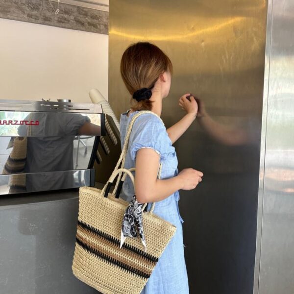 replica,repliche,fake,1:1,earrings,bracelet,ring,jewelry Borsa a tracolla Chanel in paglia
